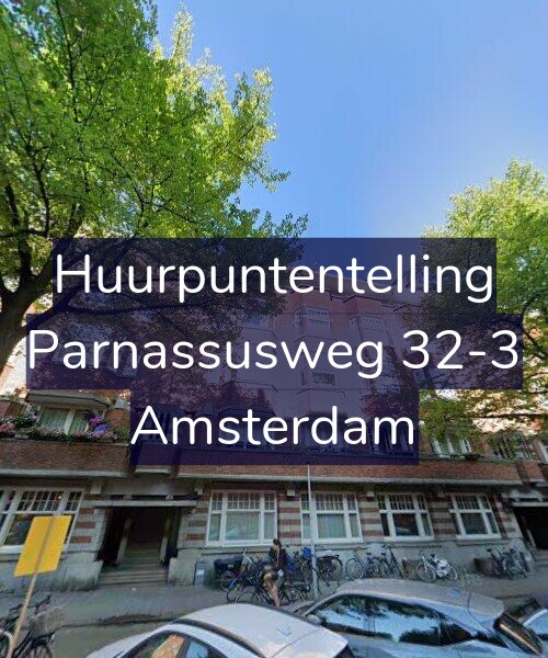 Foto gevel Huurpuntentelling voor Parnassusweg 32-3, Amsterdam