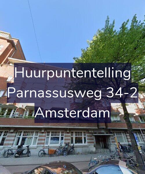 Foto gevel Huurpuntentelling voor Parnassusweg 34-2, Amsterdam