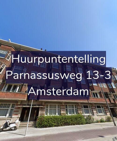 Foto gevel Huurpuntentelling voor Parnassusweg 13-3, Amsterdam