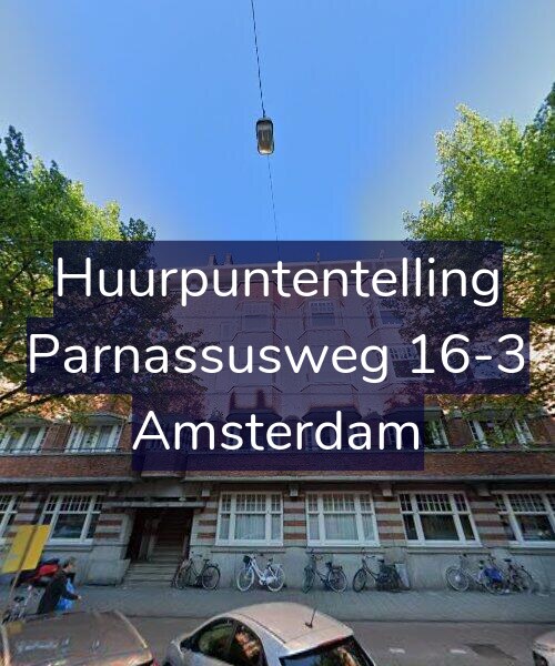 Foto gevel Huurpuntentelling voor Parnassusweg 16-3, Amsterdam