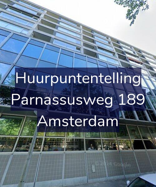 Foto gevel Huurpuntentelling voor Parnassusweg 189, Amsterdam