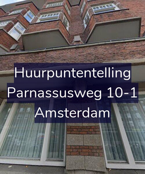 Foto gevel Huurpuntentelling voor Parnassusweg 10-1, Amsterdam