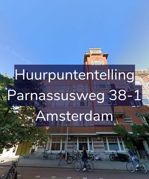 Foto gevel Huurpuntentelling voor Parnassusweg 38-1, Amsterdam