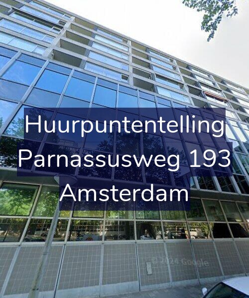 Foto gevel Huurpuntentelling voor Parnassusweg 193, Amsterdam