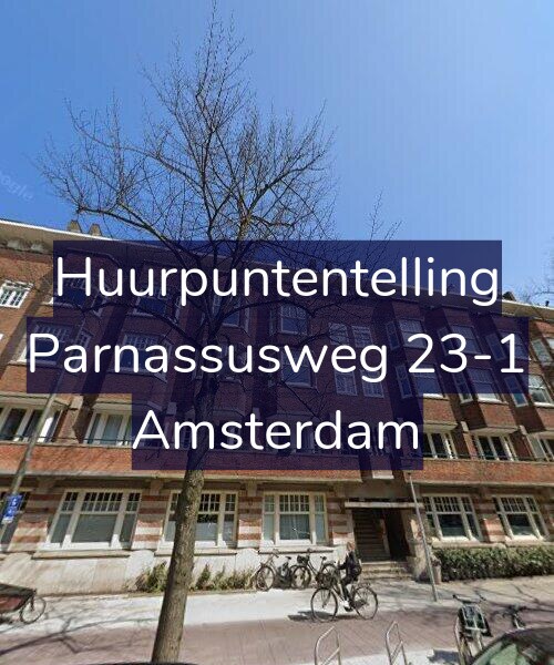 Foto gevel Huurpuntentelling voor Parnassusweg 23-1, Amsterdam
