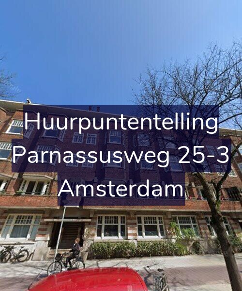 Foto gevel Huurpuntentelling voor Parnassusweg 25-3, Amsterdam