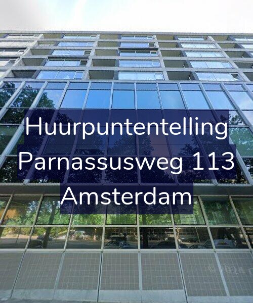Foto gevel Huurpuntentelling voor Parnassusweg 113, Amsterdam