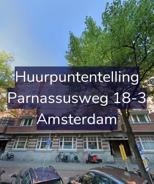 Foto gevel Huurpuntentelling voor Parnassusweg 18-3, Amsterdam