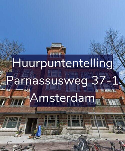Foto gevel Huurpuntentelling voor Parnassusweg 37-1, Amsterdam
