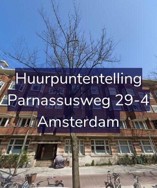 Foto gevel Huurpuntentelling voor Parnassusweg 29-4, Amsterdam