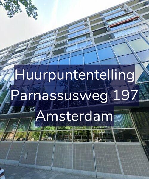 Foto gevel Huurpuntentelling voor Parnassusweg 197, Amsterdam