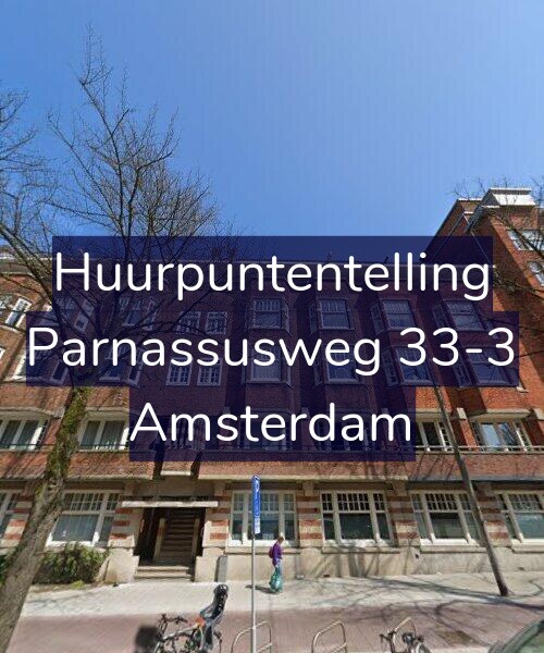 Foto gevel Huurpuntentelling voor Parnassusweg 33-3, Amsterdam