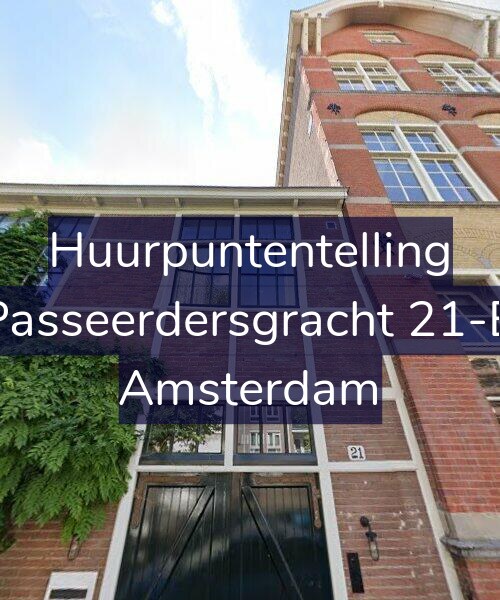 Foto gevel Huurpuntentelling voor Passeerdersgracht 21-B, Amsterdam