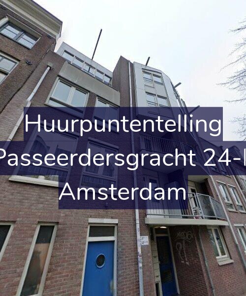 Foto gevel Huurpuntentelling voor Passeerdersgracht 24-L, Amsterdam