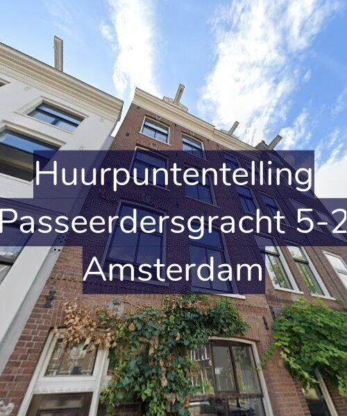 Foto gevel Huurpuntentelling voor Passeerdersgracht 5-2, Amsterdam