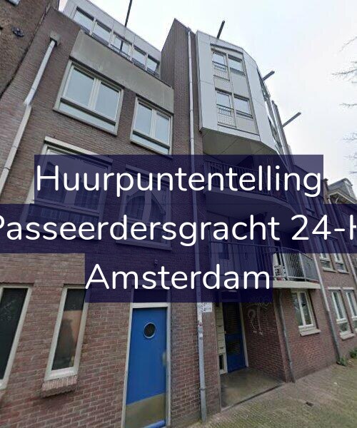 Foto gevel Huurpuntentelling voor Passeerdersgracht 24-H, Amsterdam