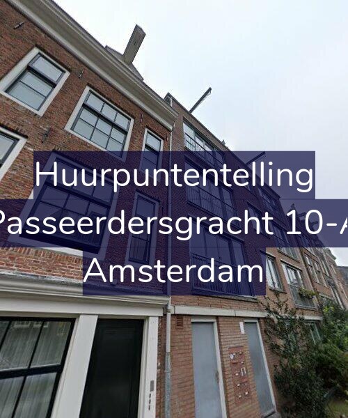 Foto gevel Huurpuntentelling voor Passeerdersgracht 10-A, Amsterdam