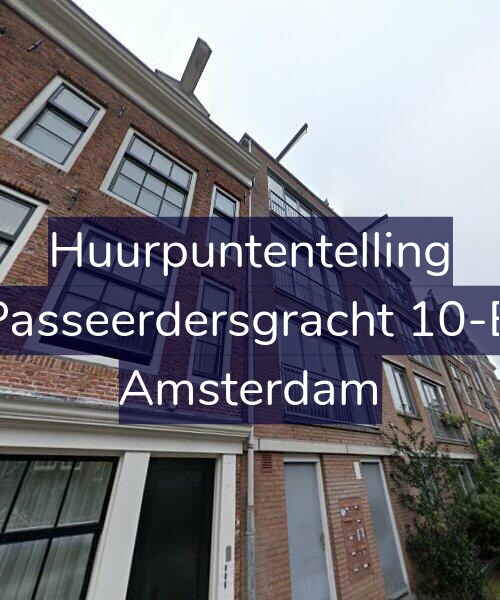 Foto gevel Huurpuntentelling voor Passeerdersgracht 10-B, Amsterdam