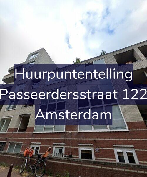 Foto gevel Huurpuntentelling voor Passeerdersstraat 122, Amsterdam