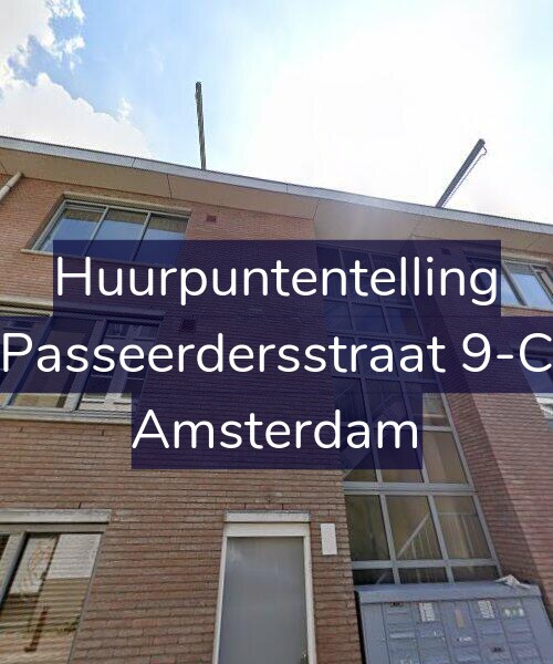 Foto gevel Huurpuntentelling voor Passeerdersstraat 9-C, Amsterdam