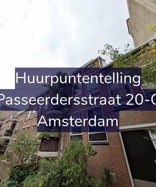 Foto gevel Huurpuntentelling voor Passeerdersstraat 20-C, Amsterdam