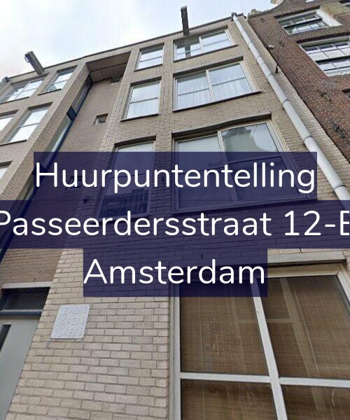 Foto gevel Huurpuntentelling voor Passeerdersstraat 12-B, Amsterdam