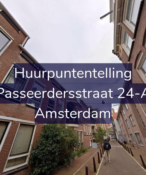 Foto gevel Huurpuntentelling voor Passeerdersstraat 24-A, Amsterdam