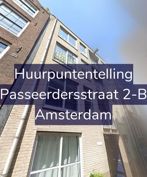 Foto gevel Huurpuntentelling voor Passeerdersstraat 2-B, Amsterdam