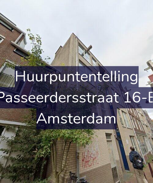 Foto gevel Huurpuntentelling voor Passeerdersstraat 16-B, Amsterdam