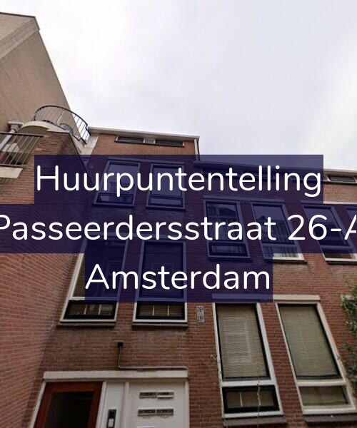 Foto gevel Huurpuntentelling voor Passeerdersstraat 26-A, Amsterdam