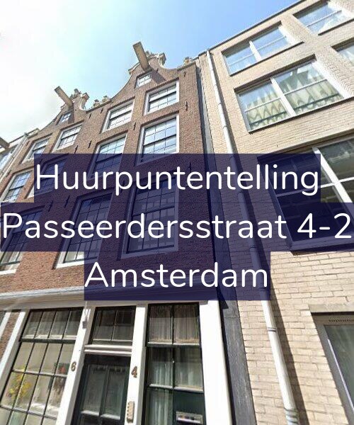 Foto gevel Huurpuntentelling voor Passeerdersstraat 4-2, Amsterdam