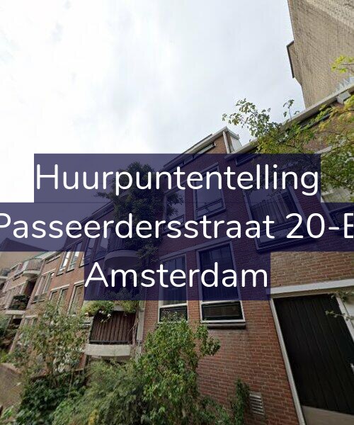 Foto gevel Huurpuntentelling voor Passeerdersstraat 20-B, Amsterdam