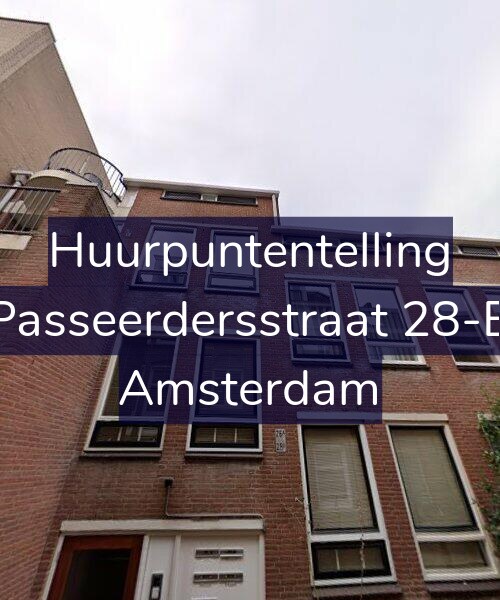 Foto gevel Huurpuntentelling voor Passeerdersstraat 28-B, Amsterdam