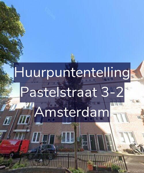 Foto gevel Huurpuntentelling voor Pastelstraat 3-2, Amsterdam
