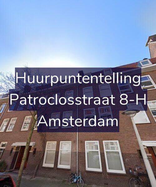 Foto gevel Huurpuntentelling voor Patroclosstraat 8-H, Amsterdam