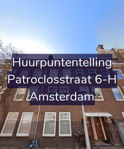 Foto gevel Huurpuntentelling voor Patroclosstraat 6-H, Amsterdam