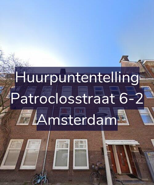 Foto gevel Huurpuntentelling voor Patroclosstraat 6-2, Amsterdam