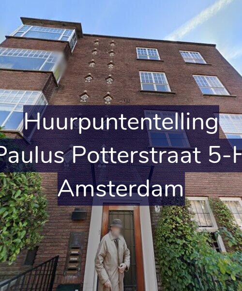 Foto gevel Huurpuntentelling voor Paulus Potterstraat 5-H, Amsterdam