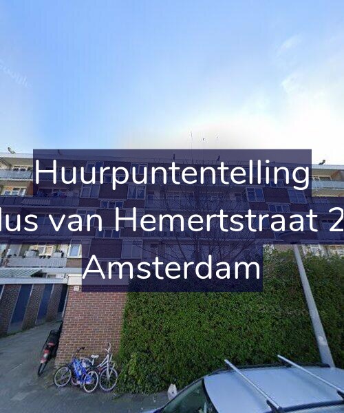 Foto gevel Huurpuntentelling voor Paulus van Hemertstraat 22-H, Amsterdam