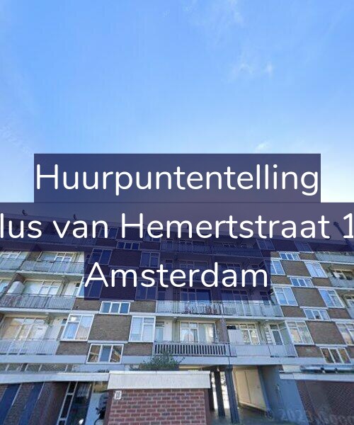Foto gevel Huurpuntentelling voor Paulus van Hemertstraat 18-3, Amsterdam