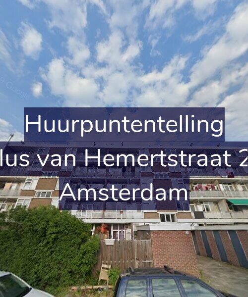 Foto gevel Huurpuntentelling voor Paulus van Hemertstraat 28-1, Amsterdam