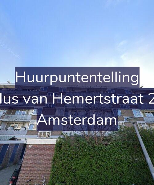 Foto gevel Huurpuntentelling voor Paulus van Hemertstraat 22-1, Amsterdam