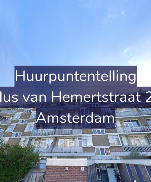 Foto gevel Huurpuntentelling voor Paulus van Hemertstraat 20-2, Amsterdam