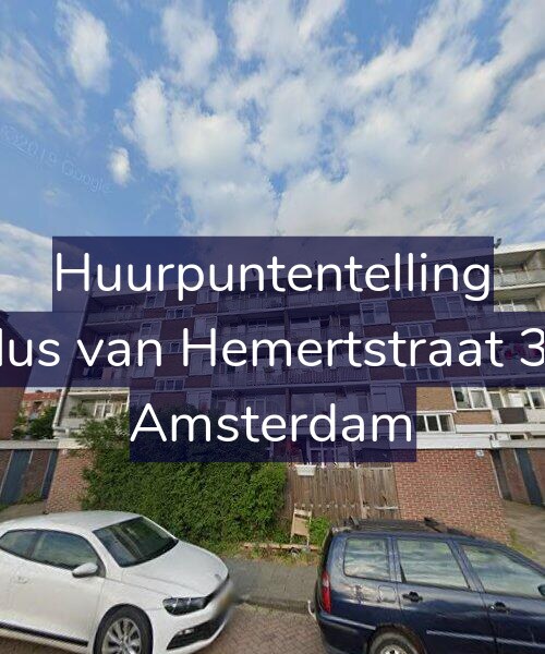 Foto gevel Huurpuntentelling voor Paulus van Hemertstraat 30-H, Amsterdam