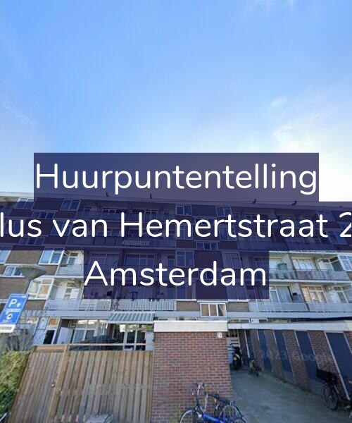 Foto gevel Huurpuntentelling voor Paulus van Hemertstraat 24-4, Amsterdam