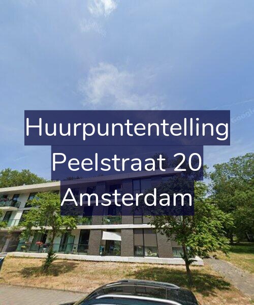 Foto gevel Huurpuntentelling voor Peelstraat 20, Amsterdam