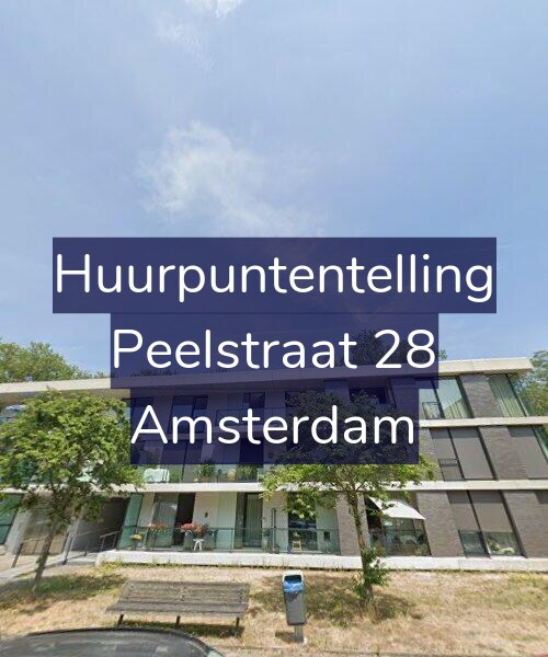 Foto gevel Huurpuntentelling voor Peelstraat 28, Amsterdam