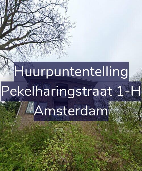 Foto gevel Huurpuntentelling voor Pekelharingstraat 1-H, Amsterdam