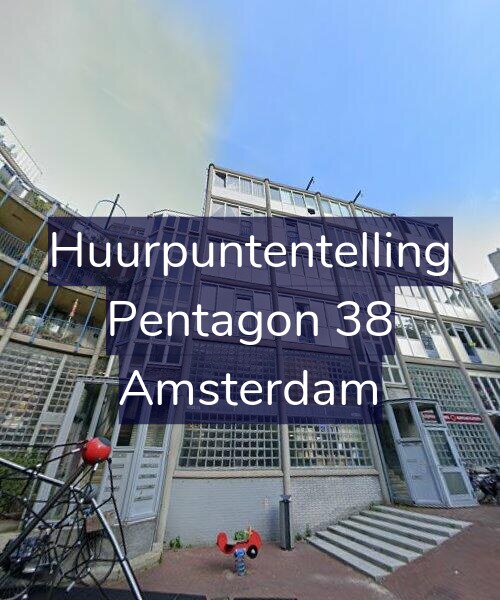 Foto gevel Huurpuntentelling voor Pentagon 38, Amsterdam