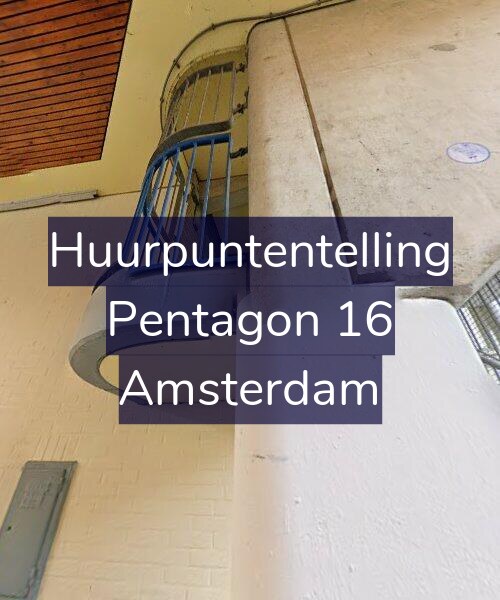 Foto gevel Huurpuntentelling voor Pentagon 16, Amsterdam